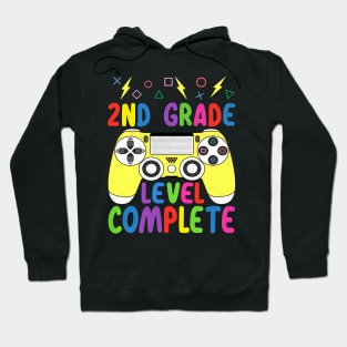 2nd Grade Level Complete Funny Gamer Shirt Last Day of School 2020 Graduation Hoodie